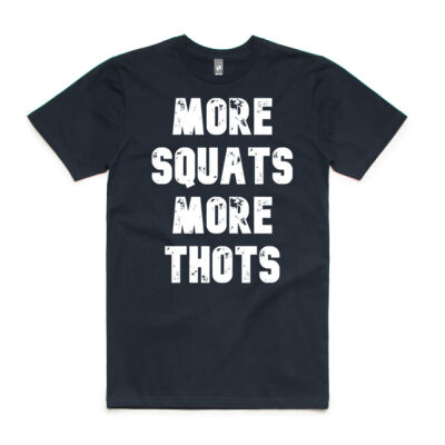 More Squats More Thots - White Thumbnail